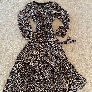 Banana Republic Leopard print Shirt dress